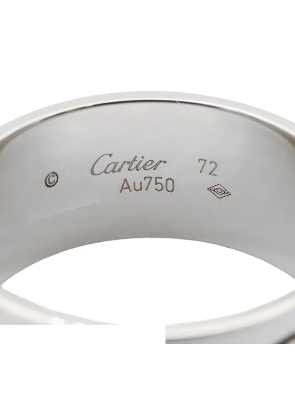 Cartier Love Ring White Gold 18K 72